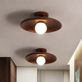 Bowl-Shaped Ceiling Fixture, Flat Design