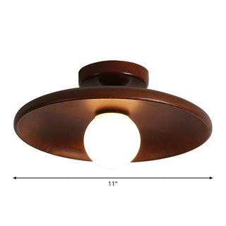 Bowl-Shaped Ceiling Fixture, Flat Design