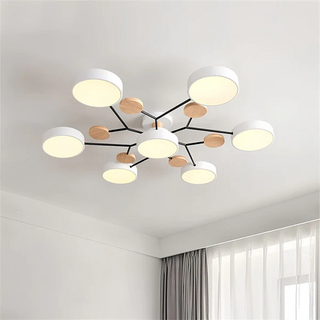 Nordic Branching LED Ceiling Fixture, Modern Design