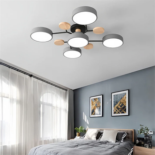 Nordic Branching LED Ceiling Fixture, Modern Design