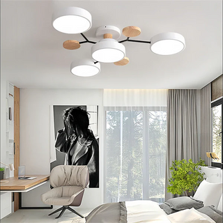 Nordic Branching LED Ceiling Fixture, Modern Design