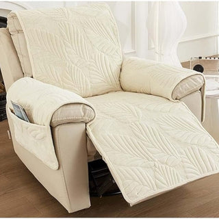 Men’s Leaf Print Recliner Cover | Verdant Design
