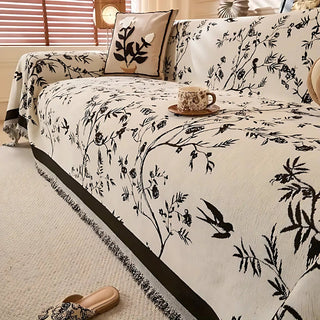 Chic Chenille Sofa Cover | Elegant Design