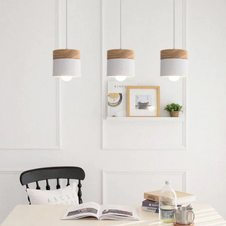 Natural Wood Pendant Lights, Rustic Charm