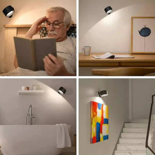 Versatile Wall Lamp, Wireless and Rechargeable