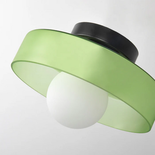 Sleek Round Ceiling Fixture, Modern Design