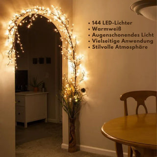 Vibrant LED Grape Vine Lights, Decorative Illumination