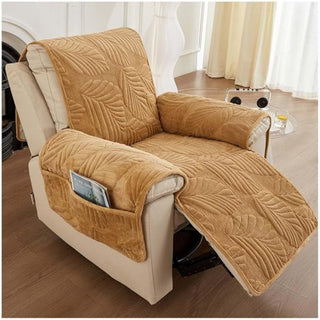 Men’s Leaf Print Recliner Cover | Verdant Design