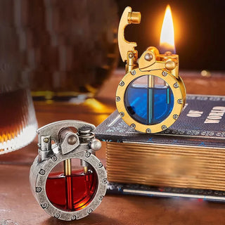 Stylish Fire Antique Transparent Kerosene Lighter