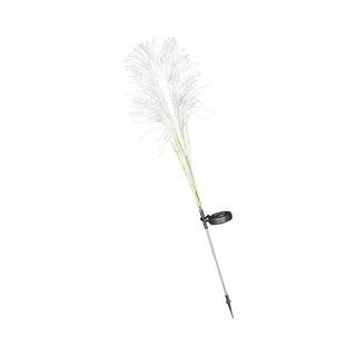Solar Fiber Reed Outdoor Lighting, Set of Four