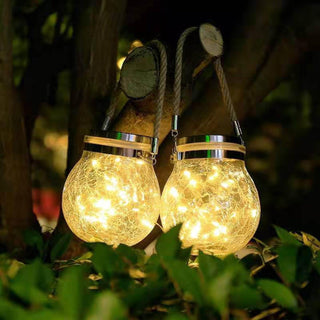 Bright Solar Glass Light Set, Outdoor Illuminating