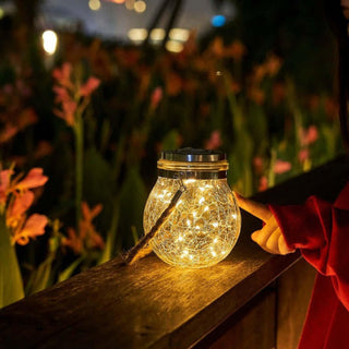 Bright Solar Glass Light Set, Outdoor Illuminating