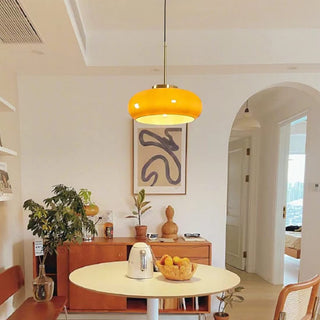 Artistic Glass Pendant Light, Bread Shape
