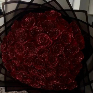 Decorative Glitter Roses For Gifting