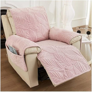Men’s Leaf Print Recliner Cover | Verdant Design