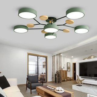 Nordic Branching LED Ceiling Fixture, Modern Design