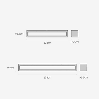 Sleek Outdoor Wall Lamp, Modern Design