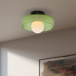 Sleek Round Ceiling Fixture, Modern Design