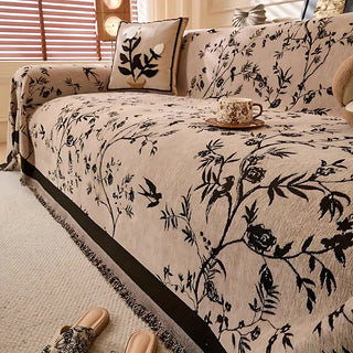 Chic Chenille Sofa Cover | Elegant Design