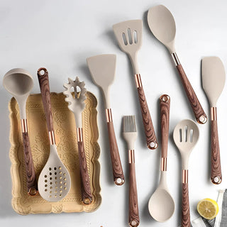 Durable Silicone Cooking Utensils Set | 10-Piece