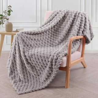 Cozy Plush Throw Blanket, Warm and Soft