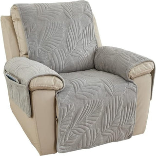 Men’s Leaf Print Recliner Cover | Verdant Design