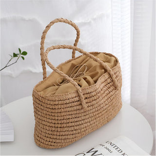 Woven Straw Tote Bag | Stylish and Versatile
