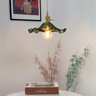 Vibrant Floral Lamp, Hibiscus Design