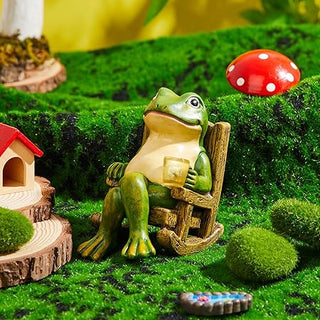 Radiant Garden Frog, Illuminated