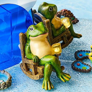 Radiant Garden Frog, Illuminated