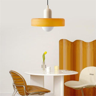 Colorful Glass Pendant Light, Bauhaus Style