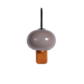 Persimmon Rotatable Glass Wall Sconce, Bauhaus Style
