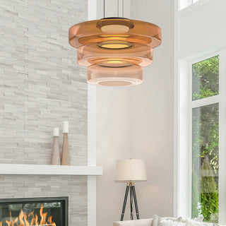 Glass Pendant Lighting, Bauhaus-Inspired