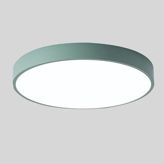 Nordic Circular Ceiling Light, Wooden Design
