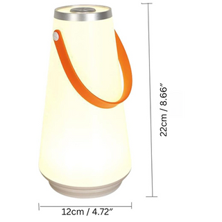 Compact LED camping lamp, portable illumination