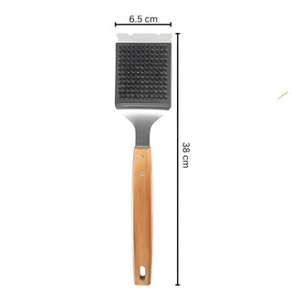 Heavy-Duty Stainless Steel Grill Brush | Durable Scraper