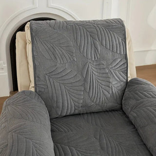 Men’s Leaf Print Recliner Cover | Verdant Design