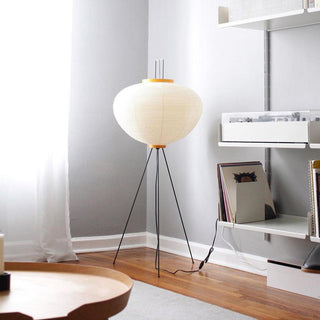 Translucent Paper Floor Lamp, Soft Glow