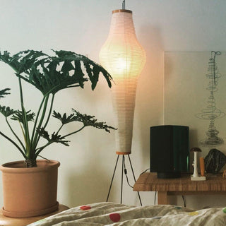 Translucent Paper Floor Lamp, Soft Glow
