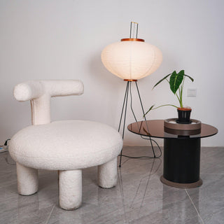 Translucent Paper Floor Lamp, Soft Glow