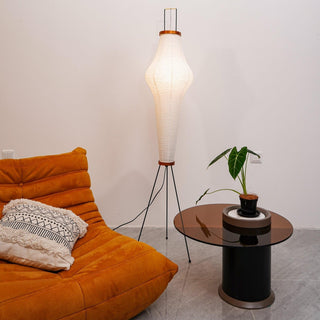 Translucent Paper Floor Lamp, Soft Glow
