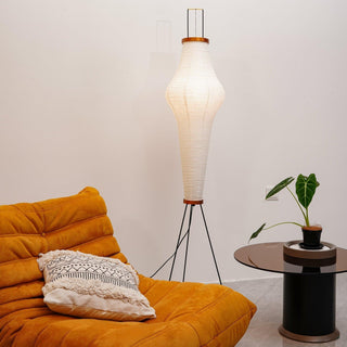 Translucent Paper Floor Lamp, Soft Glow