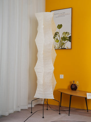 Translucent Paper Floor Lamp, Soft Glow