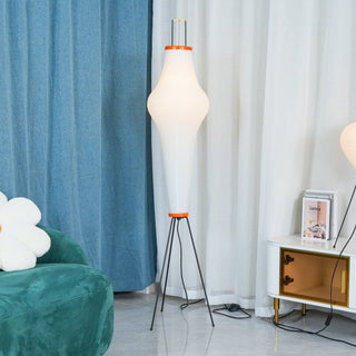 Translucent Paper Floor Lamp, Soft Glow