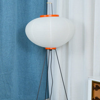 Translucent Paper Floor Lamp, Soft Glow