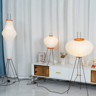 Translucent Paper Floor Lamp, Soft Glow
