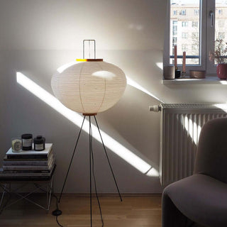 Translucent Paper Floor Lamp, Soft Glow