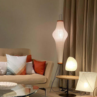 Translucent Paper Floor Lamp, Soft Glow