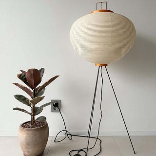 Translucent Paper Floor Lamp, Soft Glow