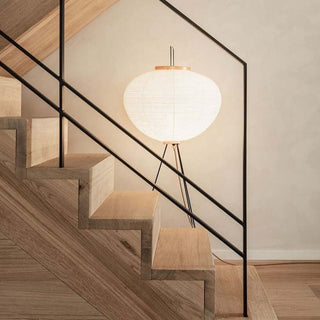 Translucent Paper Floor Lamp, Soft Glow
